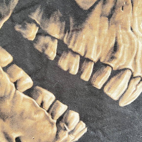 Jays Rock T-shirt Mens Size XXL Black 100% Cotton Skull Bones Double Sided - Picture 2 of 6